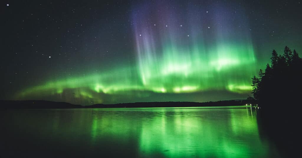 The Northern Lights in Finland