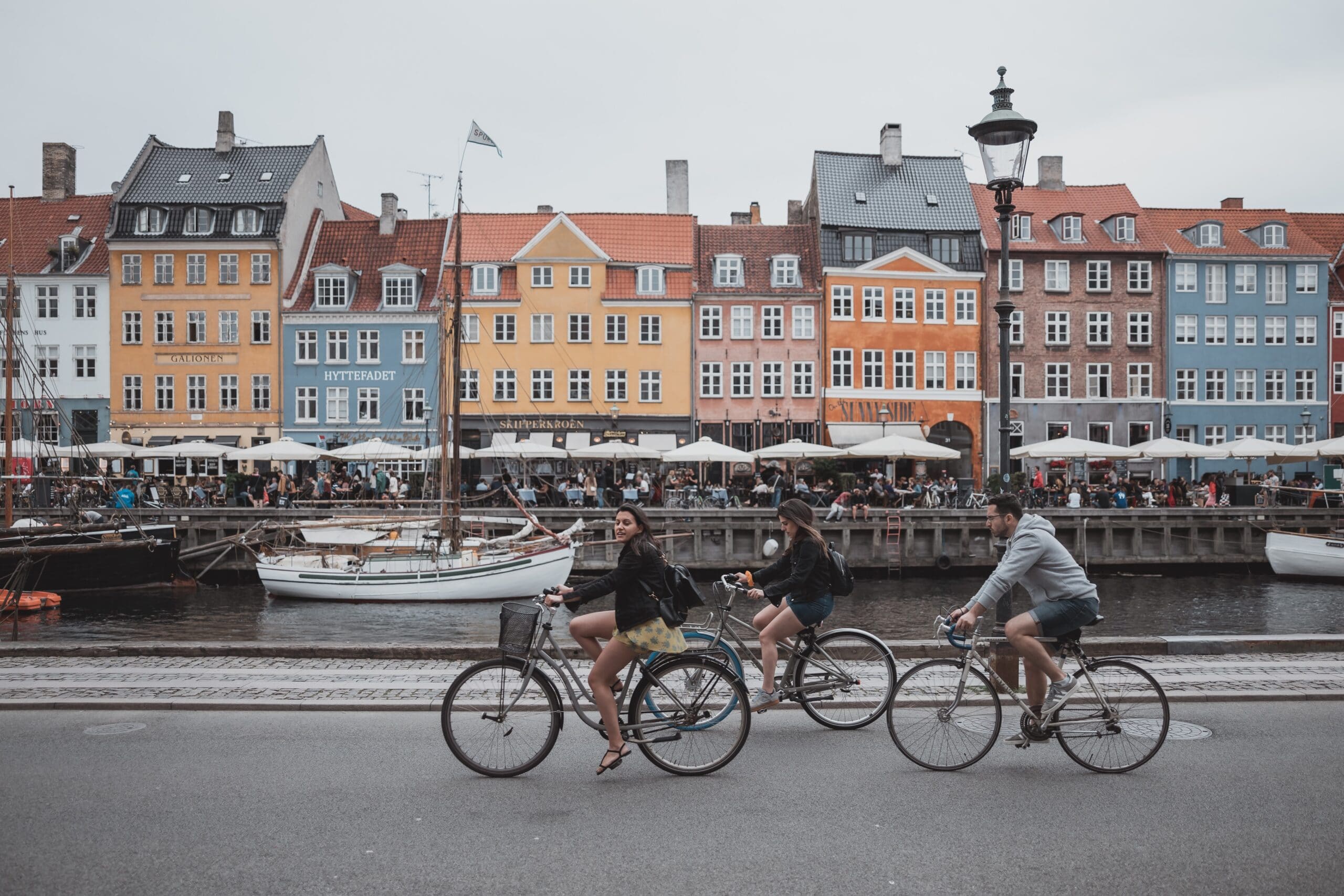 Cyclists in Copenhagen.