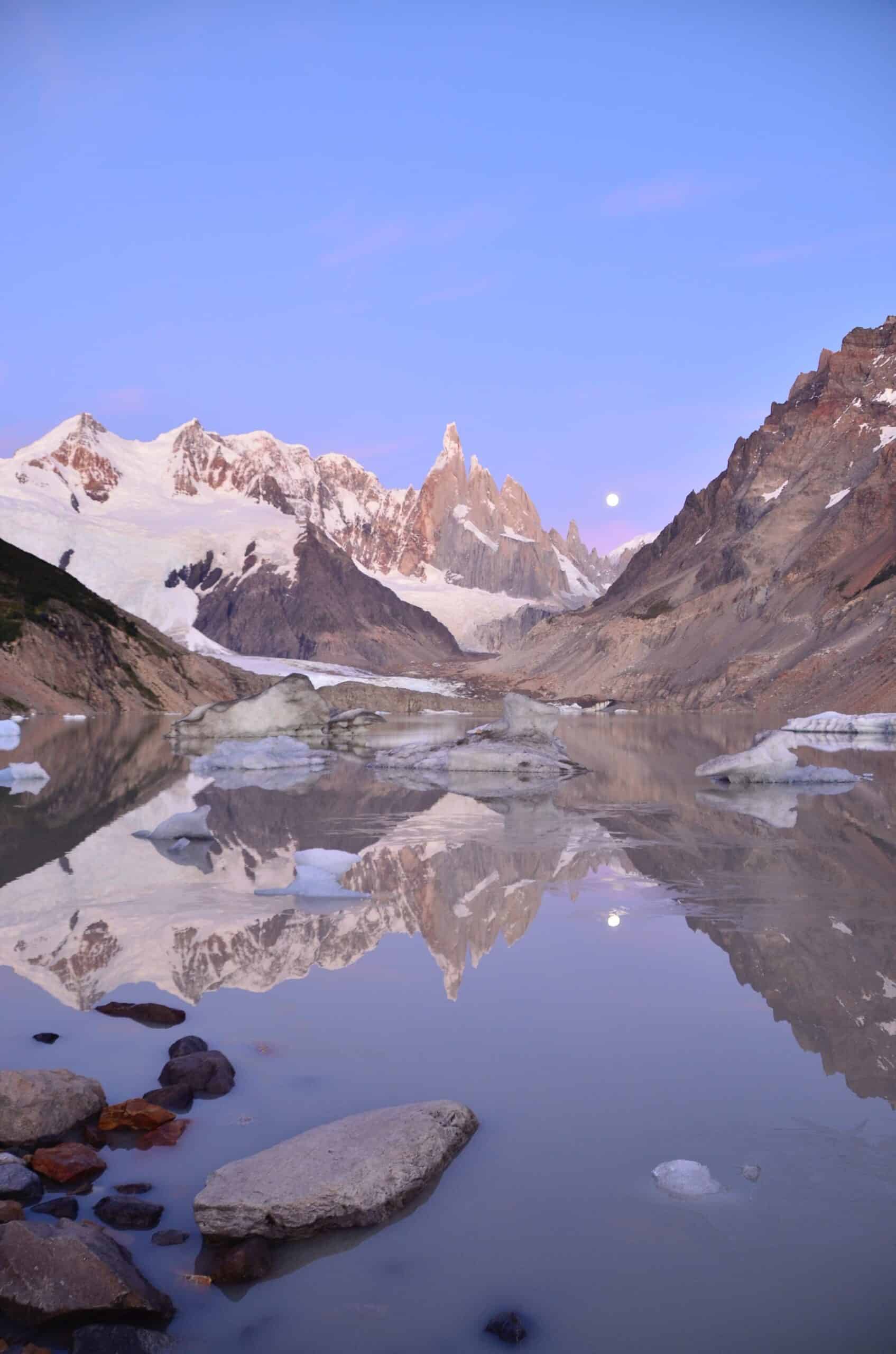 Lake landscape view