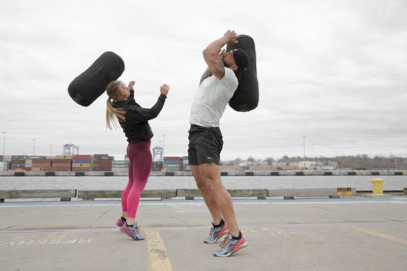 athletes wearing the Reebok Nano X1 Adventure 