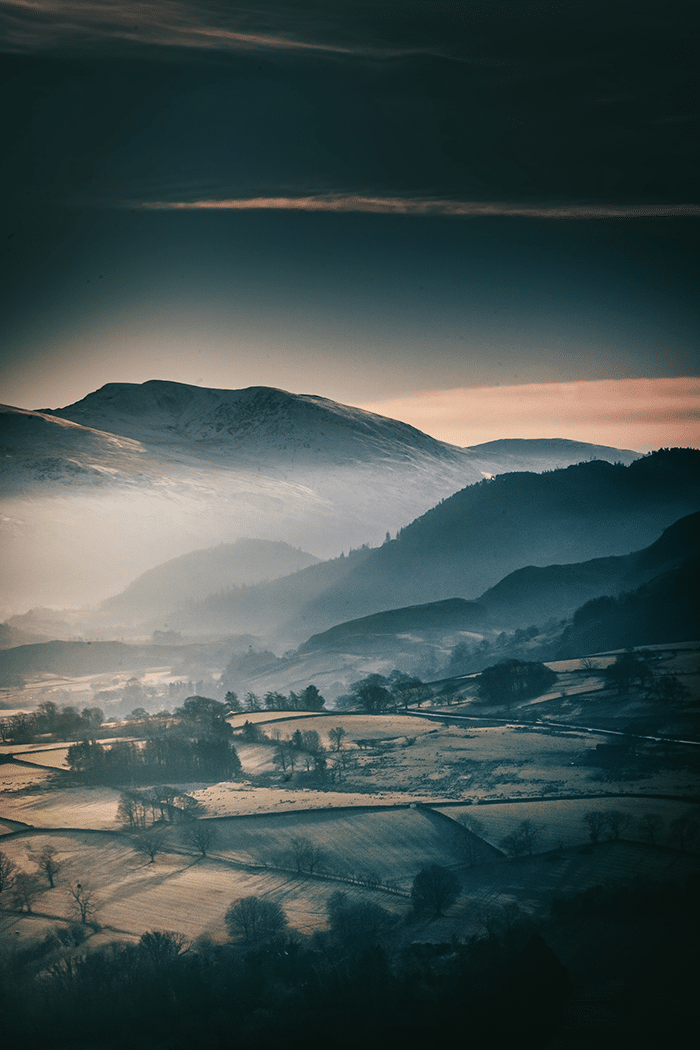 Misty Cumbrian Fells