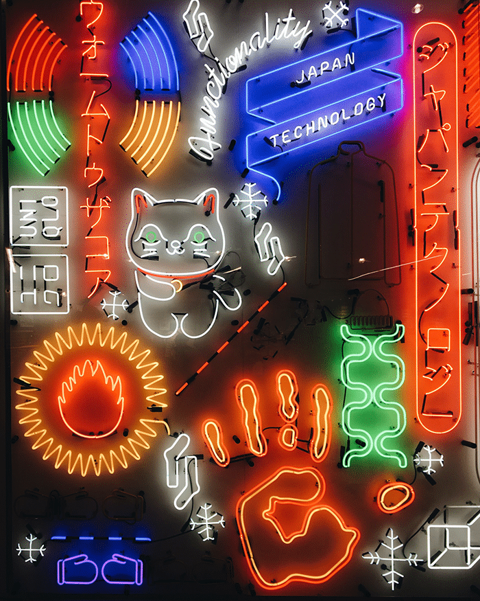 Japanese neon signs