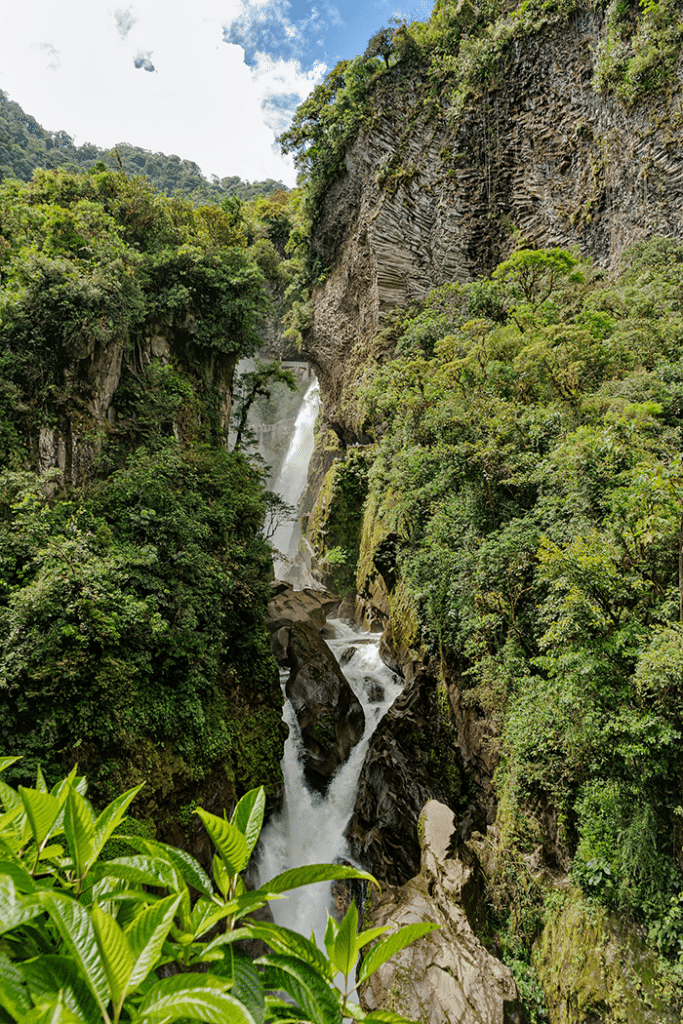 Waterfall in Ecuador