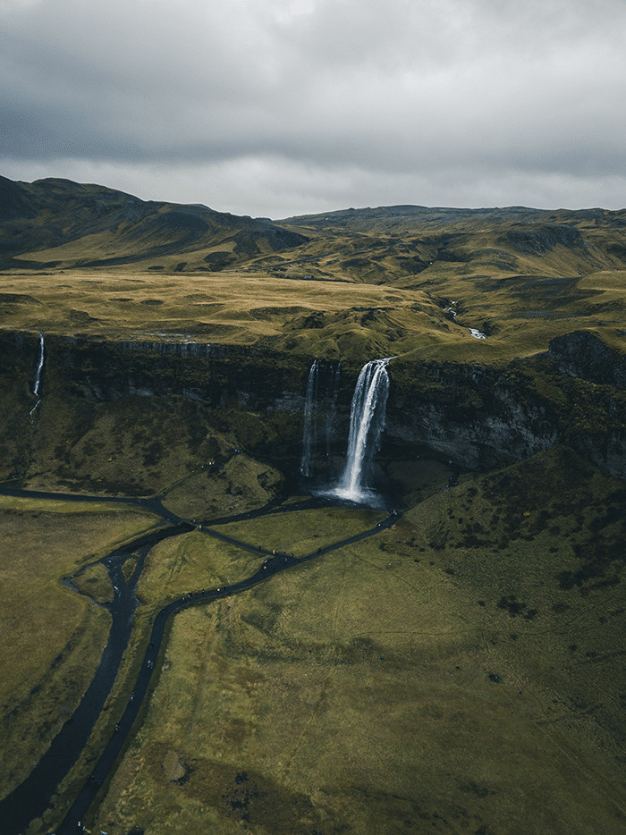 Waterfalls in Iceland