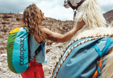 Woman and Horse with Cotopaxi Rucksack