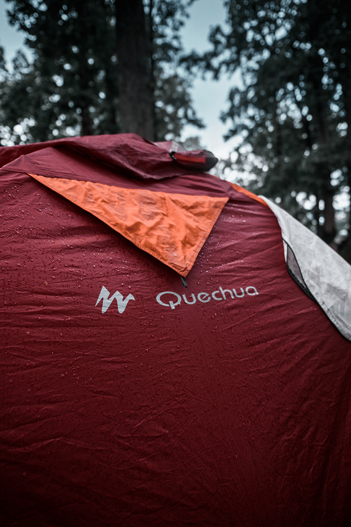 Best French outdoor clothing companies Quechua tent