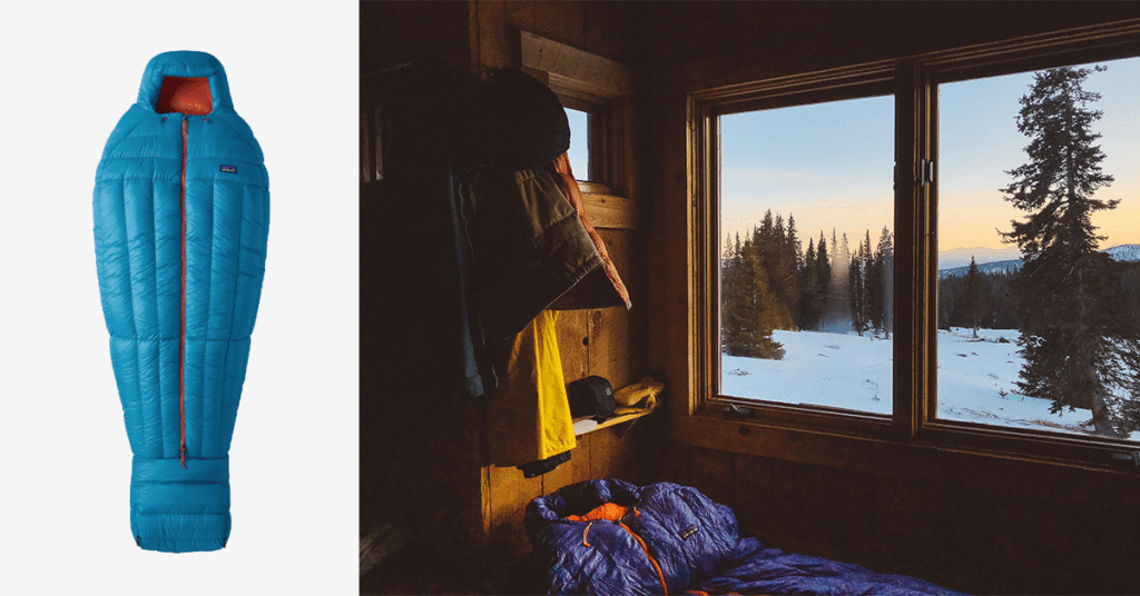 Patagonia-Sleeping-Bag-in-Cabin