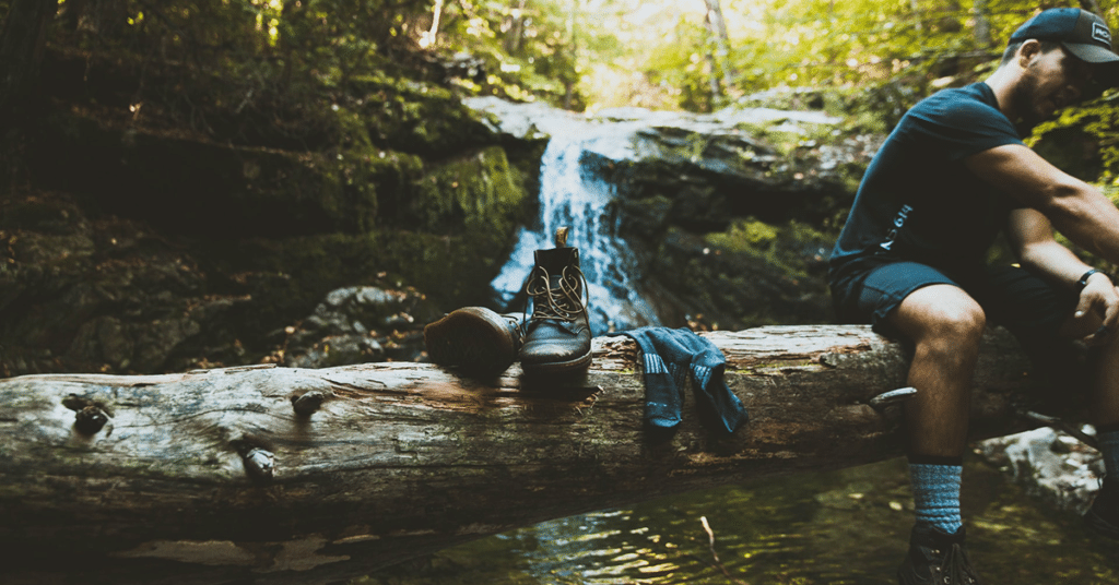 Hiking-Boots-and-Socks-on-a-Tree