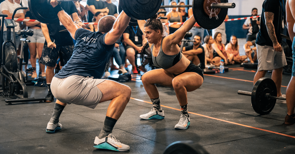 athletes wearing nike cross training shoes