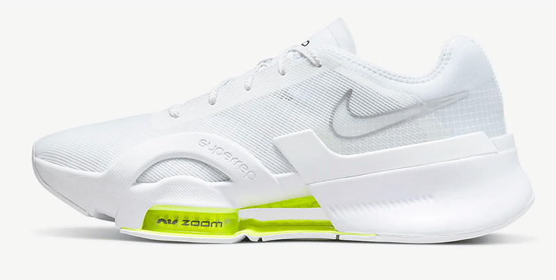 Nike cross training shoes in white