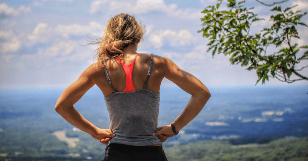 Woman-Standing-by-Good-View