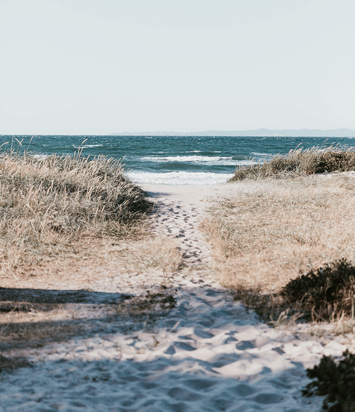 hiking routes in denmark next to the sea