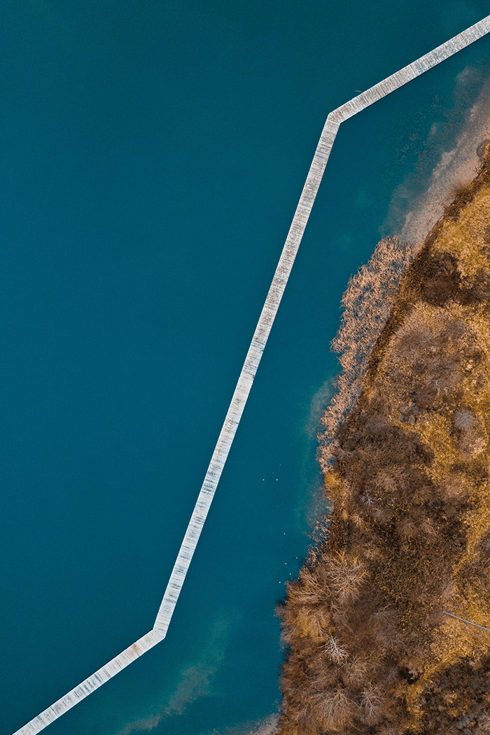 Walkway in the lake