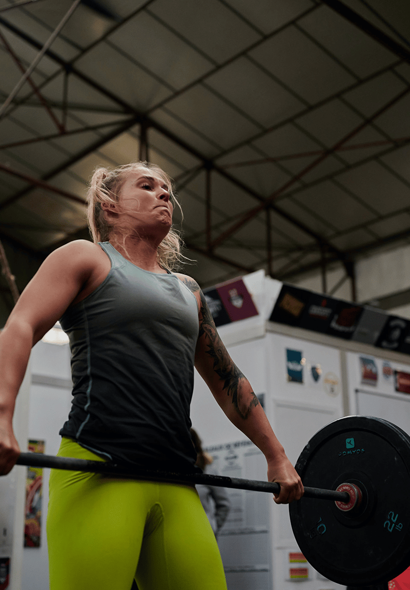 2 Day A Week Beginner Strength Program woman lifting