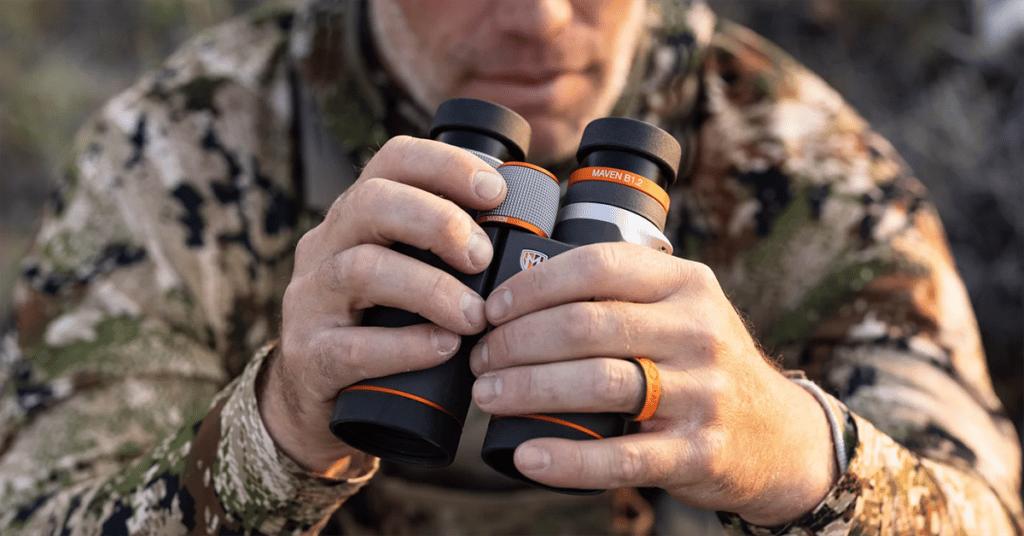 Man with Maven Binoculars