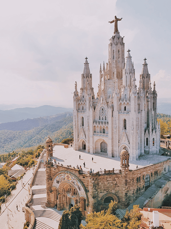 Cathedral near Barcelona 