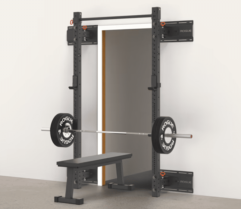 Wall Mounted Squat Racks with bench