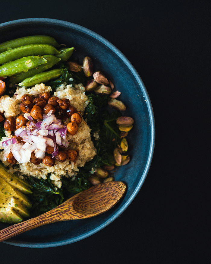 Healthy foods in bowl