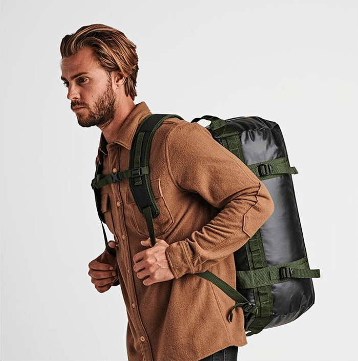 Roark Duffel Bags from the side