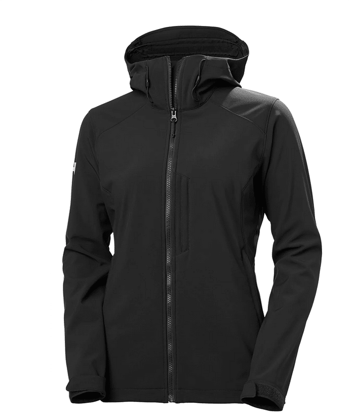 Helly Hansen Hiking Jackets in black on white background