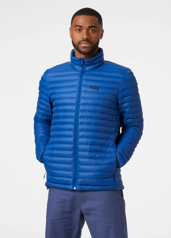 Quilted Helly Hansen Hiking Jackets in blue