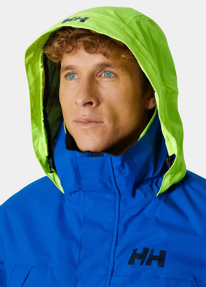 Helly Hansen Sailing Jackets with neon hood