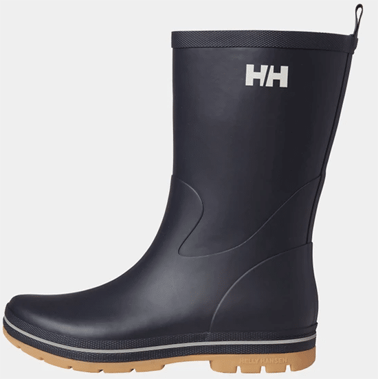 Helly Hansen Rubber Boots in navy from side
