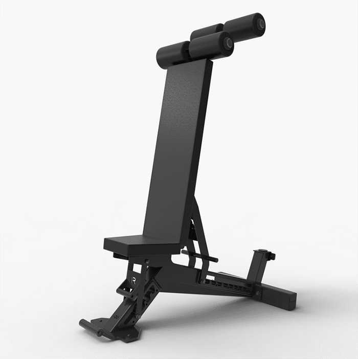 Rogue Manta Ray Adjustable Bench in seated position