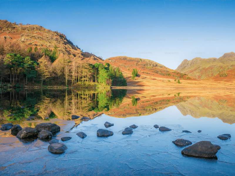 Blea Tarn hiking route