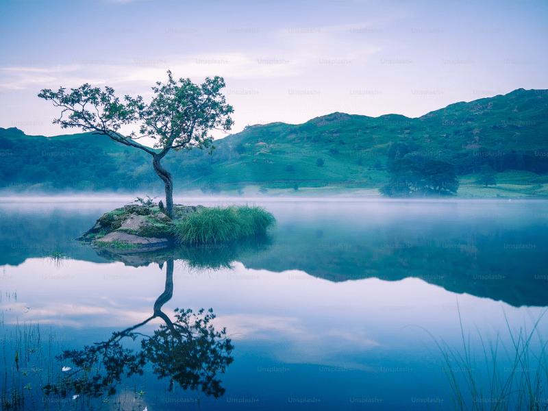 Rydal Water hiking route