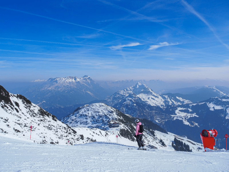 View from Austrian ski resort