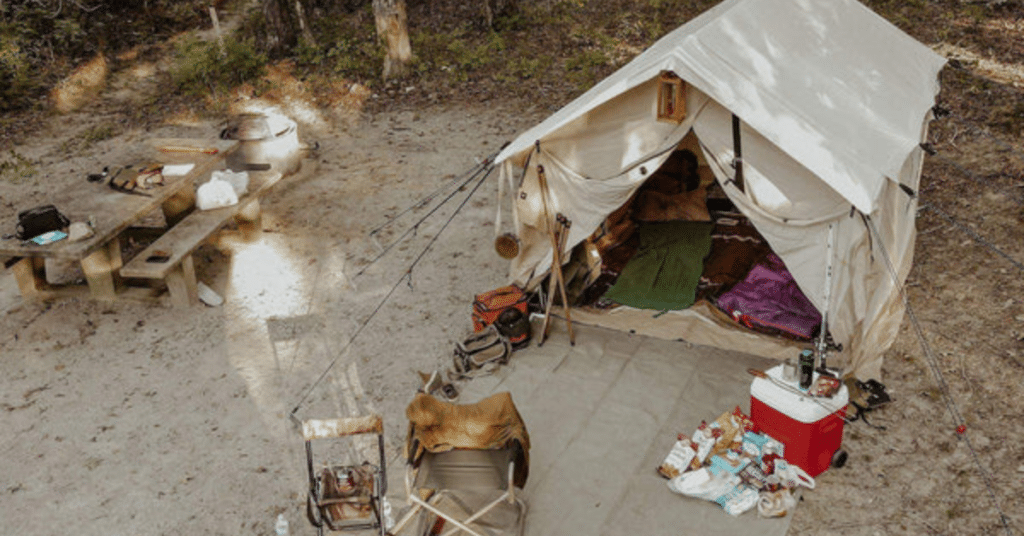 White Duck Outdoors wall tent