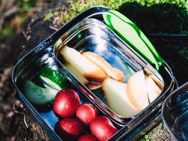 Fresh fruit for hiking snacks